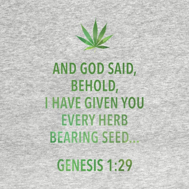 Genesis 1:29 by cannabijoy